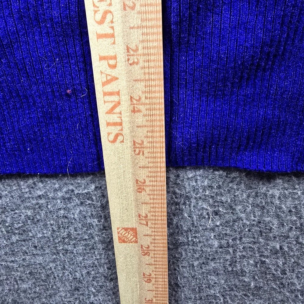 GAP Designed & Crafted Sweater Woman M Merino Wool Pullover Royal Blue Paradise‎ - Picture 9 of 10